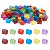 BENECREAT 96Pcs House Shape Blank Acrylic Game Tokens, 6 Colors Acrylic Board Game Chess Pieces for Making Creative Dice, Board Game Props, Maths Teaching, 0.53x0.37x0.49inch view 1