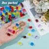 BENECREAT 96Pcs House Shape Blank Acrylic Game Tokens, 6 Colors Acrylic Board Game Chess Pieces for Making Creative Dice, Board Game Props, Maths Teaching, 0.53x0.37x0.49inch view 3