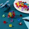 BENECREAT 96Pcs House Shape Blank Acrylic Game Tokens, 6 Colors Acrylic Board Game Chess Pieces for Making Creative Dice, Board Game Props, Maths Teaching, 0.53x0.37x0.49inch view 4