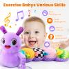 Baby Toys 0-6 Months, Washable Baby Musical Caterpillar Toys with 10 Kid's Songs,Rattles,BabyTeething Toys,Suitable for 0-6, 6-12 Months Infant Tummy Time Toy,Newborn Baby Boy&Gril Scensory Toy view 2