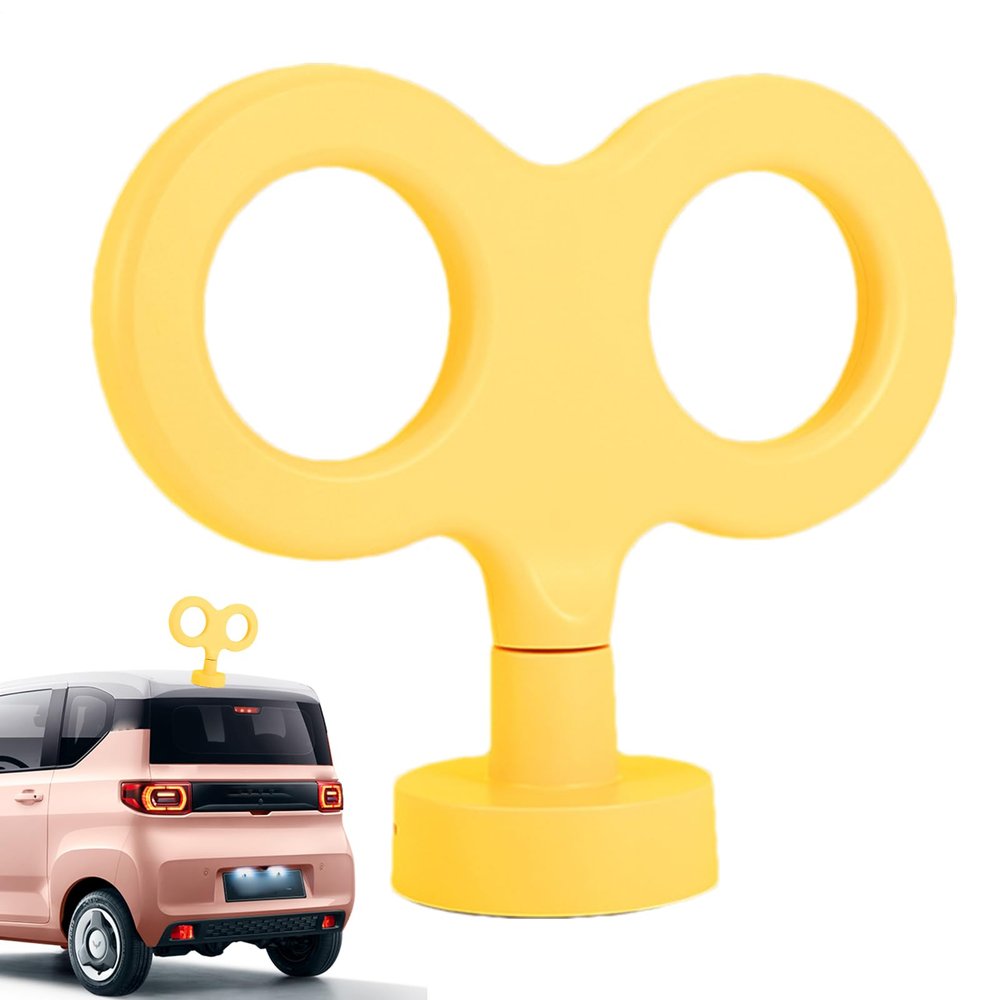 3D Car Wind Up Key, Wind Up Cars, Hood Ornament Cars Electric Rotating Spring Key, Car Roof Ornament, Automotive Exterior Accessories for Birthdays, Motorcycle
