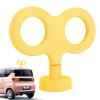 3D Car Wind Up Key, Wind Up Cars, Hood Ornament Cars Electric Rotating Spring Key, Car Roof Ornament, Automotive Exterior Accessories for Birthdays, Motorcycle view 1