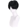 WTHCOS Short Black Wigs for Boys Men Cartoon Movie Halloween Cosplay Costume Animie Wig view 2