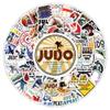 100pcs Judo Stickers,Waterproof Vinyl for Water Bottles Cups Laptops Tumblers Journaling Scrapbooking Bicycle Skateboard Luggage Decals (Judo) view 2