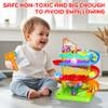 2-in-1 Rolling Ball & Car Ramp Race Track for Toddlers, Hammer Ball Drop Toy for Boys & Girls, Interactive Toys w/Sensor Lights - Montessori STEM Learning Toys - Brithday Gift for Kids 1-5+ Year Old view 3