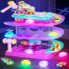 2-in-1 Rolling Ball & Car Ramp Race Track for Toddlers, Hammer Ball Drop Toy for Boys & Girls, Interactive Toys w/Sensor Lights - Montessori STEM Learning Toys - Brithday Gift for Kids 1-5+ Year Old view 1