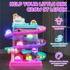 2-in-1 Rolling Ball & Car Ramp Race Track for Toddlers, Hammer Ball Drop Toy for Boys & Girls, Interactive Toys w/Sensor Lights - Montessori STEM Learning Toys - Brithday Gift for Kids 1-5+ Year Old view 2