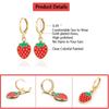 16 Pairs Hypoallergenic Dangle Hoop Earrings for Girls Teens Kids Women Cute Flower Animal Earrings Small Hoop Earrings Sets with Charms (Cute) view 4