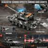 Supdex 1/24 RC Tank, Remote Control Chinese 99 Army Model Tank with Sound Effects, Lights and Smoke, 2.4G Military Model Toy for Kids, Perfect Birthday for Boys 6+ Years Old view 3