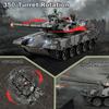 Supdex 1/24 RC Tank, Remote Control Chinese 99 Army Model Tank with Sound Effects, Lights and Smoke, 2.4G Military Model Toy for Kids, Perfect Birthday for Boys 6+ Years Old view 4
