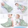 Muishi Green Watercolor Leaves Baby Wearable Blanket Infant Boys Girls Sleeping Bag For Newborn Unisex Baby Stuff Sleep Sack Suit Xl(18-24month) view 3