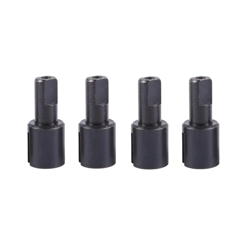 RC Differential Cup For Wltoys 144001 144002 144010 124007 124016 124017 124018 124019 4pcs Metal Differential Cup Remote Control Car Upgrade Parts Accessories(Black)