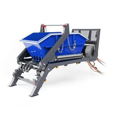 wheelfun Metal Bucket 4CH Valve Hydraulic System for LESU Z0066 1/14 RC Hydraulic Swing Arm Garbage Dump Truck Remote Control Skip Loader Hobby Grade Model for Adult