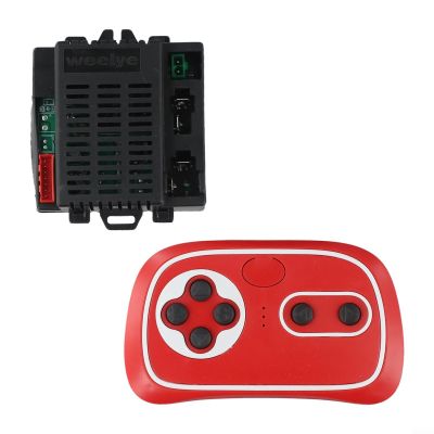 Electric Toy Car Remote Control Receiver 6V 12V 24V Compatible with 2.4G RC Various Models for Kids Vehicle Controller Replacement Part(RX18 B 12V Full set red)