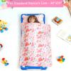 Toddler Nap Mat for Preschool 50''x30'' Sleeping Mat with Removable Pillow and Minky Blanket for Kids Ages 3-7 Roll Up Soft Sleeping Bag for Boys Girls Kindergarten Daycare Sleepover - Pink Dinosaur view 3