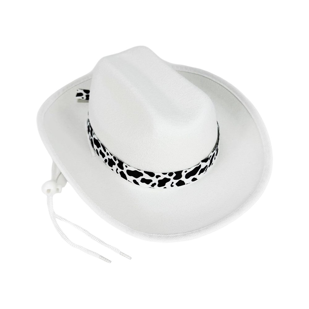 arzgul Cow Design Cowboy Hat Western Cowgirl Hat With Six Color Choices Cute Cow Themed Cowboy Hats For Girls