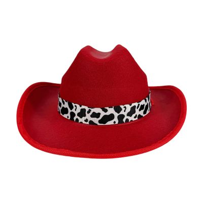 arzgul Cow Design Cowboy Hat Western Cowgirl Hat With Six Color Choices Cute Cow Themed Cowboy Hats For Girls