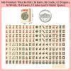 American Mahjong Tiles Set, 166 White Tiles Game with Noise Reducing Mahjong Mat with Storage Bags, 4 Racks, Scoring, Plastic Coins Dices Portable Travel Mahjong Game Set for Adults & Beginners view 2