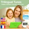 Learning Tablet for Toddlers 1-3 Trilingual Learning Toys with Sounds & Speech Therapy, Montessori Educational Toys for 1 Year Old Boy Girl, Baby Musical Toys 12-18 Months Toddler Toys Age 1-2-3 Gifts view 2