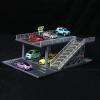 1/64 Scale Die-cast Model Car Display Case Organizer - Parking Garage Diorama Compatible with Hot Wheels Matchbox Mini GT,for Toy Car Display and Storage(Platform 05) view 1