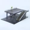 1/64 Scale Die-cast Model Car Display Case Organizer - Parking Garage Diorama Compatible with Hot Wheels Matchbox Mini GT,for Toy Car Display and Storage(Platform 05) view 2