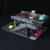 1/64 Scale Die-cast Model Car Display Case Organizer - Parking Garage Diorama Compatible with Hot Wheels Matchbox Mini GT,for Toy Car Display and Storage(Platform 05) view 3
