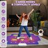Mostop Dance Mat for Kids - Rechargeable Electronic Dance Pad with 8 Light-Up Keys & Cordless Bluetooth, Dancing Game Mat with 5 Game Modes, Girls Toys Music Games for Kids Ages 3-12 view 3