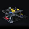 1/64 Scale Die-cast Model Car Display Case Organizer - Parking Garage Diorama Compatible with Hot Wheels Matchbox Mini GT,for Toy Car Display and Storage(Platform 06) view 3