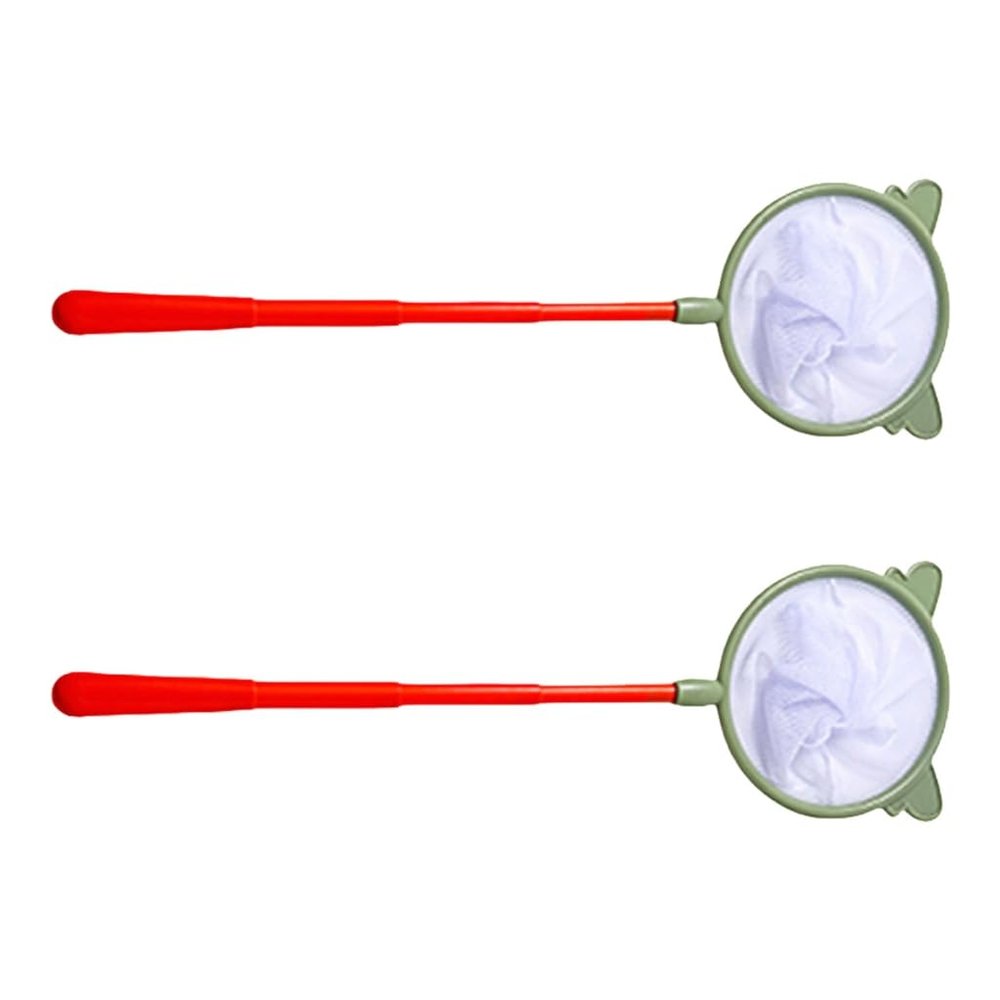 2Pcs Fish Tanks Shrimp Net Home Fish Tanks Pool Tool Outdoor Fly Net Catcher Tool Portable Fishing Net