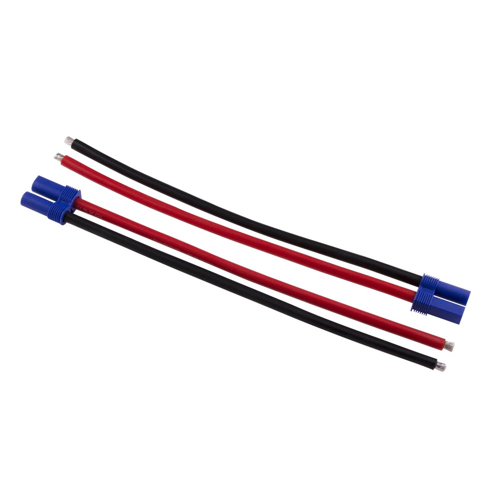 rflaueo 2pcs EC5 Female Cable Adapter, EC5 Female Banana Connector with 20cm 10awg Silicone Wire(E219-2)