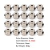 20PCS Metal Wheel Collars Lock Landing Gear Stoppers For RC Airplane Fixed-wing Parts Compatible With 1 6mm 2 1mm 2 6mm 3 1mm 4 1mm 5 1mm Shaft Sizes(20PCS 2.1MM) view 2