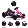 Go Kart, Big Kids Electric Karts, 24v 2 x 300w 8MPH Support for Smooth Slew Drift with Slow Start and Seat Belt for Double Protection, with Musical Horns, Maximum Load 180Lbs, for Kids 8-11 Year view 2