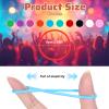 30PCS Silicone Jelly Hair Tie Bracelet Silicone Jelly Bracelets Stretchy 80s Gel Gummy Rubber Bracelets Hair Ties for Women Adults Party Accessories (10 Colors) view 2