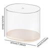 TTETTZ 2Pcs Clear Display Box Collectibles Display Box Transparent Figures Display Stand Dustproof Storage Cabinet for Miniatures, M view 4