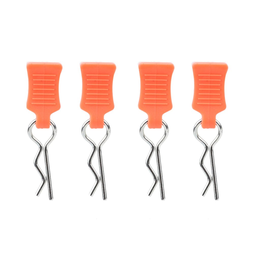 Body Shell Clip Pin Fixing Bracket Set, Body Clips with Pull Tabs for All 1/8 1/10 1/12 Scale Micro Cars (#3)