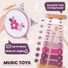 BUYGER Kitchen Pot and Pan Playset Bundle with Toddler Percussion Musical Instruments with Storage Bag, Kitchen Accessories Musical Instruments Toy Gifts Educational Learning Toys Gifts view 3
