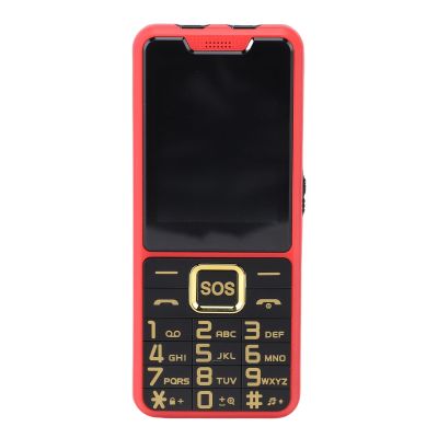 Dpofirs 2G Senior Cell Phone, Kids (Red)