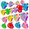 20 Packs Bulk Mini Drawing Board Shape Mini pop Fidget Key Chain,School Student Summer Holiday Party Supply,Birthday Party Favors view 1