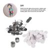 100 Sets 58mm Button Supplies, Blank Button Badge Round Badge Making Supplies DIY Pin Maker Metal Pin Kit for Handcraft Craft  view 3