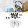 100 Sets 58mm Button Supplies, Blank Button Badge Round Badge Making Supplies DIY Pin Maker Metal Pin Kit for Handcraft Craft  view 4