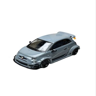 1:64 for Abbas Abarth 995 Gray Miniatur Modell Collection Diecast Car Static Display