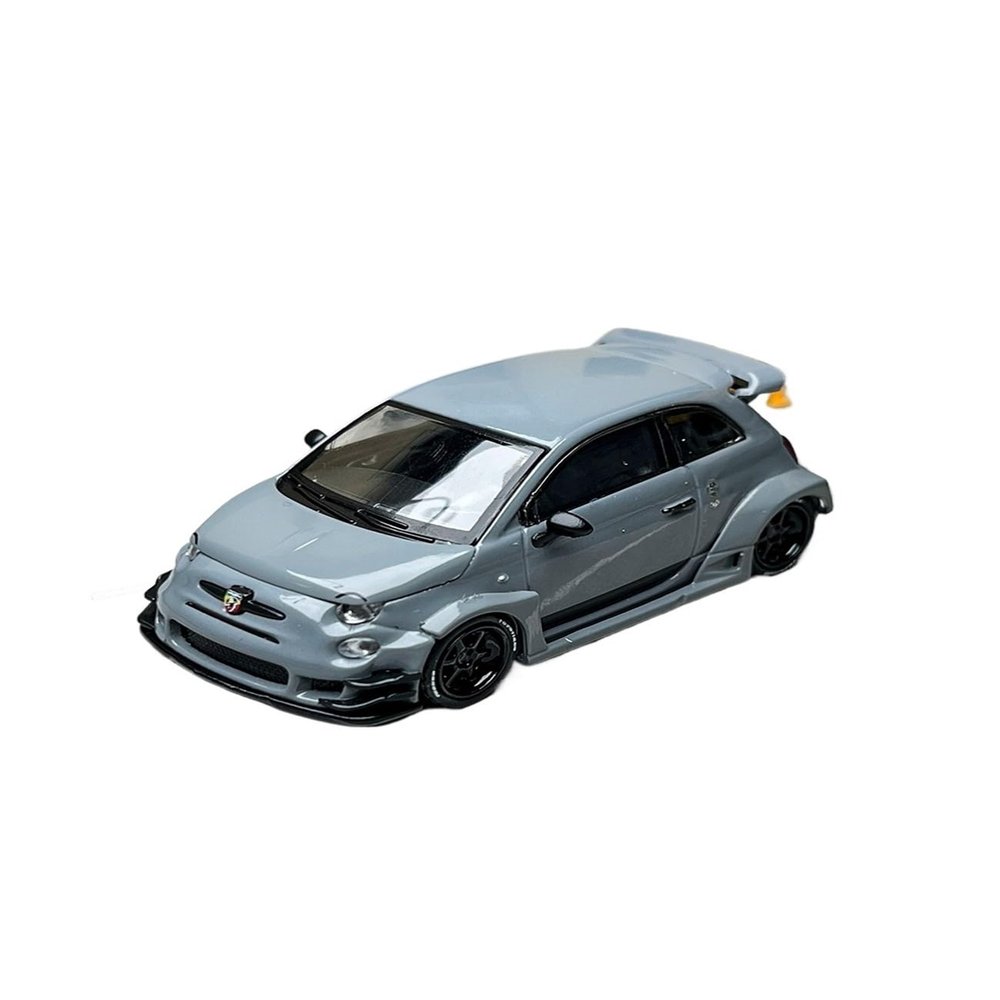 1:64 for Abbas Abarth 995 Gray Miniatur Modell Collection Diecast Car Static Display