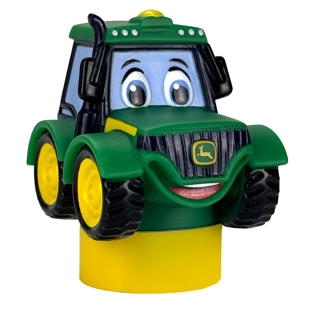 LUNA STORYTIME John Deere Tractor Figurine Cartridge Projects 5 Farm Stories and 5 Songs, Over 30 Minutes of Audio Content | Gift and Toy for Ages 3+