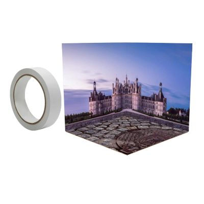 1/12 Scale Backdrop Organizer Scene Display, Scene Display, Collection Background, Castle