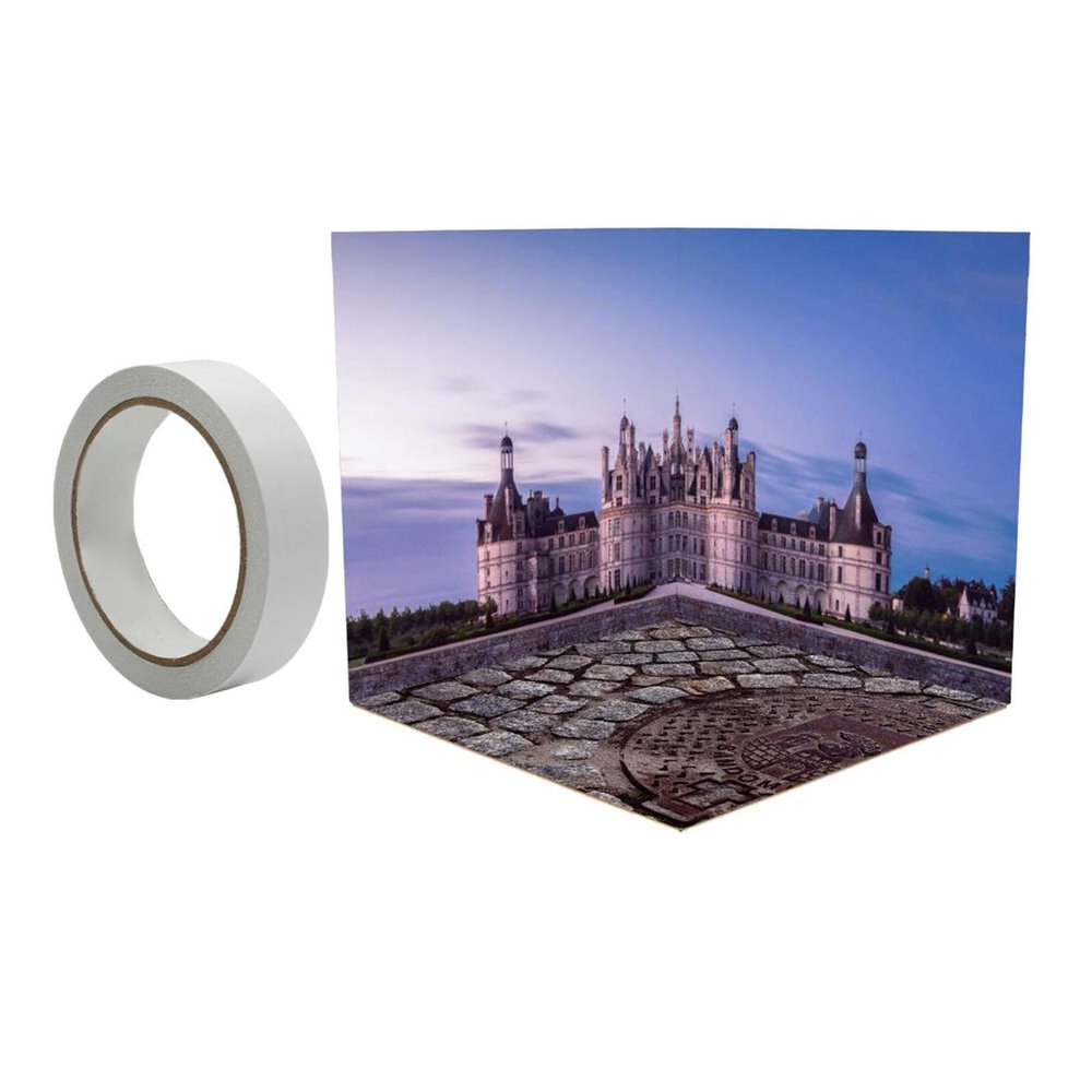1/12 Scale Backdrop Organizer Scene Display, Scene Display, Collection Background, Castle