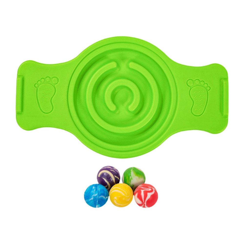 YueShengYCHUANG Balance Board, Stability Board, Sensory Training, Non-Slip Pedals, Practical Maze, Seesaw for The, Green