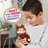 Little Live Pets Baby Monkey Minis  Chikki Cherry. Interactive Pet Toy. 20+ Sounds & Reactions. Soft Brown Fur. 7.4" Tall. Super Realistic. Feed, Nurture, React. Grippy Hands & Feet. Collect All 3 view 2