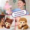 Little Live Pets Baby Monkey Minis  Chikki Cherry. Interactive Pet Toy. 20+ Sounds & Reactions. Soft Brown Fur. 7.4" Tall. Super Realistic. Feed, Nurture, React. Grippy Hands & Feet. Collect All 3 view 4