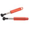 2Pcs Aluminum Alloy RC Shock Absorber Oil Damper Suspension Shock Absorber Upgrade for Tamiya 1/14 Trailer Truck Enhanced Off Road Performance Durable 62mm (Red) view 4