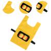 Outdoor Dodgeball Game Kit for Lawn Activities with Throwing Balls, Yellow view 4